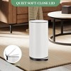 GAOMON Round Trash Can, Modern Garbage Can with Soft Close Lid and Foot Pedal, Compact Wastebasket30 Liter Round Kitchen Trash Can - 3 of 4