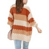 Girls Sweater Cardigan Open Front Longline Sweater Cable Knit Sweater Long Sleeve Color Block Sweater,Autumn - L - 2 of 4