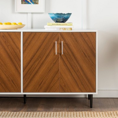 Angelo Modern Bookmatch 4 Door Sideboard - Saracina Home, image 6 of 26 slides