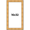 PosterPalooza | Panoramic Embellished Gold Picture Frame - UV Acrylic, Foam Board Backing, Hanging Hardware - 2 of 4