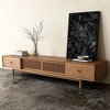 Gaoyangjiaju 78.7 Inch TV Stand for TVs up to 80 Inches with Drawers and Slatted Doors Living Room Media Console - 3 of 4