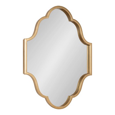 18" x 24" Rowla Framed Decorative Wall Mirror Gold - Kate & Laurel All Things Decor