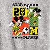 Boys' - Disney - Mickey Soccer Graphic Long Sleeve Fleece Sweatshirt - 2 of 4