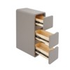 YIYIBYUS Bedside Table with 3 Drawers, Modern Small Narrow Nightstand - 4 of 4