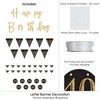 Big Dot of Happiness Adult 40th Birthday - Gold - Birthday Party Letter Banner Decor - 36 Cutouts & No-Mess Real Gold Glitter Happy Birthday Letters - 3 of 4