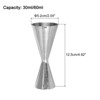 Unique Bargains Multifunction Stainless Steel Cocktail Jigger with Measurement - 2 of 4