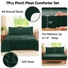 BAGOKIE 7 Pieces Soft Prewashed Pinch Pleat Bed in a Bag Comforter Se - 4 of 4