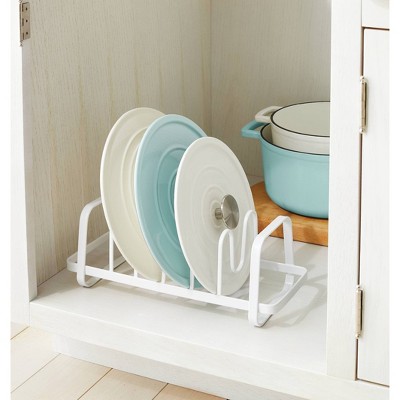 Wire Storage Lid Organizer White - Brightroom™: Kitchen Cabinet Organizer, Iron Pot & Pan Rack, 13.5 Depth