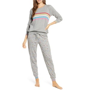 P.J. Salvage Womens Stripe Thermal Pajama Shirt - 1 of 1