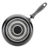 Farberware 3pc Nonstick Aluminum Reliance Covered Sauteuse and Open Skillet Cookware Set Black - image 3 of 4