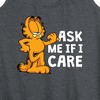 Women's - Garfield - Ask Me If I Care Graphic Racerback Tank - 2 of 4