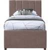 Meridian Furniture,Hudson Vegan Leather Twin Trundle Bed - 2 of 4