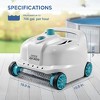 Intex 26723EH 15ft x 42in Prism Frame Above Ground Swimming Pool Set with Filter, Ladder, Cover, Ground Cloth, and Robot Vacuum Cleaner - 3 of 4