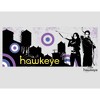 Women's Marvel Hawkeye Cityscape Racerback Tank Top - 2 of 4