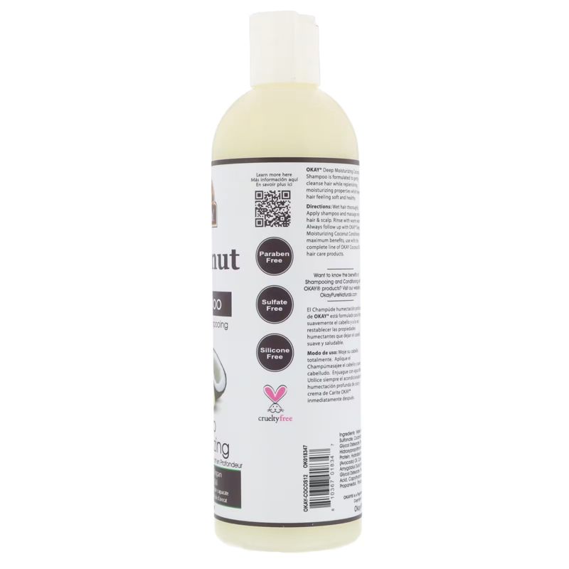 OKAY Shampoo Coconut Deep Moisture - 12 oz, 4 of 5