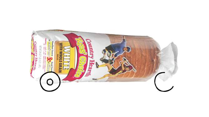 Country Hearth Kids Choice Whole Grain White Bread - 24oz, 2 of 6, play video