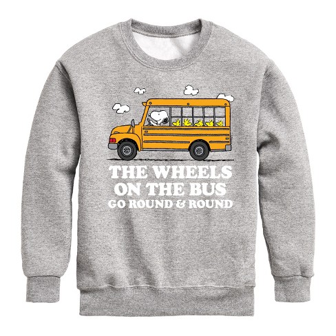 Boys' - Peanuts -  Graphic Long Sleeve Fleece Sweatshirt - image 1 of 4