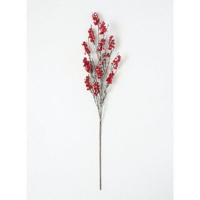 Sullivans Artificial Iced Berry Spray 41"H Brown