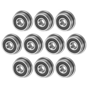 Unique Bargains Chrome Steel Rubber Shielded Flanged Ball Bearing - 1 of 4