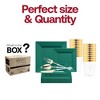 Smarty Had A Party Hunter Green Square Plastic Tableware Set - 120 Sets - 3 of 4