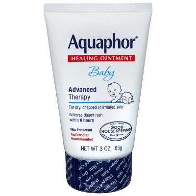 Aquaphor Baby Healing Ointment - Advanced Therapy to Help Heal Diaper Rash and Chapped Skin - 3oz. Tube
