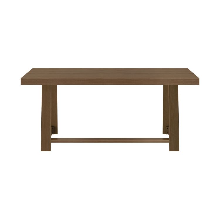 Plank+Beam 72" Dining Table for 6, Solid Wood Classic Farmhouse Style Kitchen Table, 3 of 8
