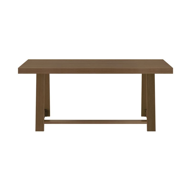 Plank+Beam Farmhouse Dining Table, Solid Wood Rectangular Kitchen Table for Kitchen/Dining Room, 72 Inch, 3 of 5