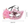 Unique Bargains Floral Sequins Half Face Party Mask 1 Pc - 2 of 4
