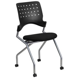 Flash Furniture Galaxy Mobile Nesting Chair with Black Fabric Seat - 1 of 4