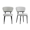 NicBex  Set of 2 Modern Dining Chairs with Soft Upholstered Seat and Backrest,Dinner Chairs for Kitchen,Living Room - 2 of 4