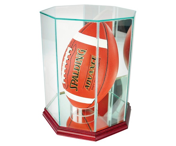 Perfect Cases Upright Octagon Football Display Case