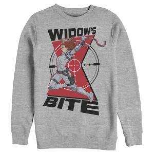 Men's Marvel Black Widow in the Crosshairs Sweatshirt - 1 of 3