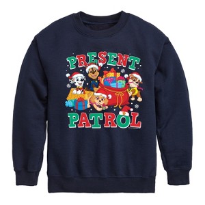 Boys' - Paw Patrol - Present Patrol Graphic Long Sleeve Fleece Sweatshirt - 1 of 4
