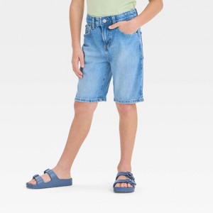 Boys' Denim 'At the Knee' Shorts - Cat & Jack™ - 1 of 3