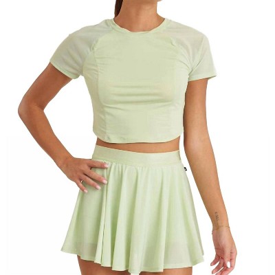 Women's Mesh Performance Cropped Tee - THRIVE SOCIETE