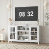 TV Stand for 65 Inch TVs Entertainment Center with Storage Cabinets Modern Media Console Table Wood Design for Living Room Bedroom Office - 2 of 4