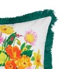 C&F Home 18" x 18" Bunny Floral Spring Printed and Embellished Spring Easter Themed Accent Throw Pillow - 3 of 4