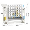 NAYSAYE 4 in 1 Giant Game Set Connect Four Basketball Ring Toss Golf Beach Outdoor Fun for Kids, White+gray, 35.04"*5.91"*24.41" - 3 of 4