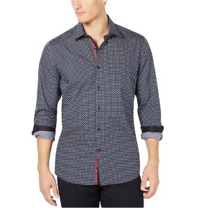 Ryan Seacrest Mens Woven Geometric Button Up Shirt - 1 of 1