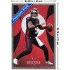 Trends International NFL Atlanta Falcons - Michael Penix Jr. 25 Framed Wall Poster Prints - 3 of 4