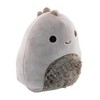 Squishmallows Cozy Squad 8 Inch Plush | Lang the Gray Dinosaur - 2 of 4