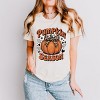Simply Sage Market Coquette Pumpkin Season Leopard Short Sleeve Tee - 2 of 4