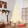 Resenkos 8ft White 670 Lights Warm Color 8 Modes 2008 Branch Christmas Tree White - 2 of 4