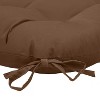 Habitat Tufted Ultra Soft Comfortable Chair Pad Pack of 2 Each 15" X 15" Brown - 4 of 4