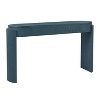 Merax Modern Oval-Top Console Table with Fluted Curved Legs & Dual Hidden Drawers - 4 of 4