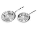 BergHOFF Professional 18/10 Stainless Steel Tri-Ply 2Pc Cookware Set, Fry Pan 8" & 10"