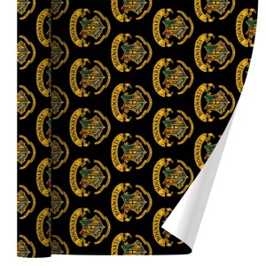 Harry Potter Ilustrated Hogwarts Crest Gift Wrap 30" x 72" - 1 of 4
