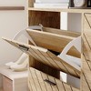 47.24“Shoe cabinet/shoe rack cabinet/shoe rack organizer cabinet,Natural - 4 of 4