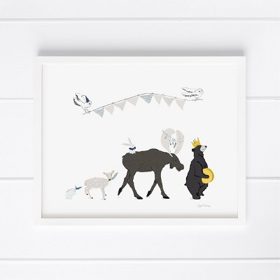 Wood Parade Framed Museum Quality 11" x 14" Art Print by Ramus & Co