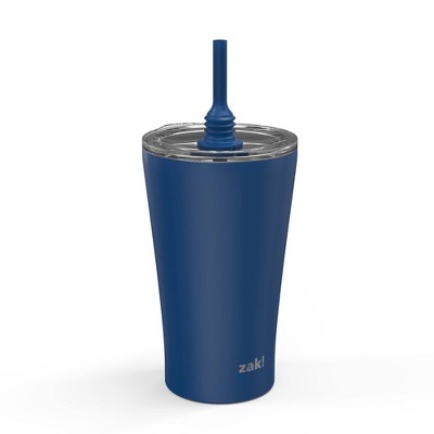 Zak Designs 20oz Stainless Steel Double Wall Vacuum Tumbler Indigo